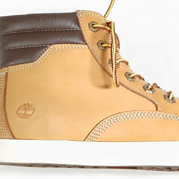 Timberland Dausette Wheat Nubuck High Top Sneaker Boots Women’s 9 Great Cond - Picture 9 of 16